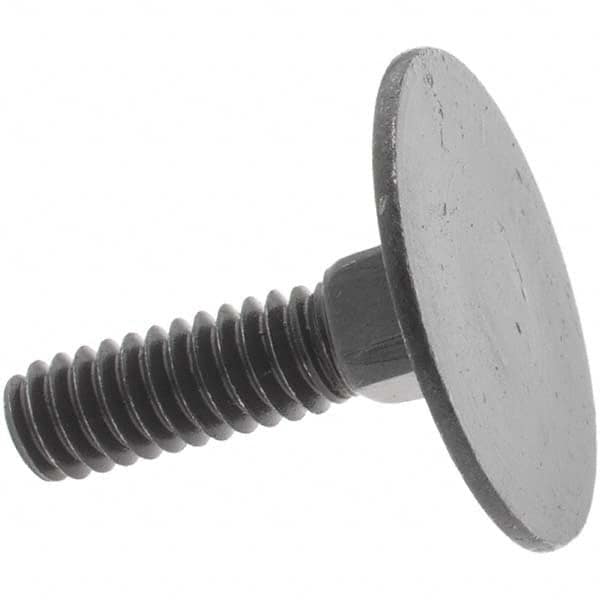 Elevator Bolts; System of Measurement: Inch; Thread Size: 1/4-20; Head Type: Flat; Overall Length: 1 in; Material: Steel; Finish: Uncoated; Finish/Coating: Uncoated; Length Measurement Type: Overall Length