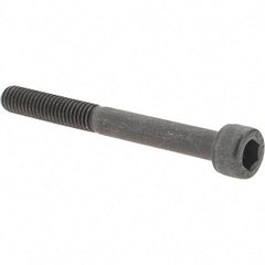 Value Collection - M6x1.00 Metric Coarse Hex Socket Drive, Socket Cap Screw - Grade 12.9 Alloy Steel, Black Oxide Finish, Partially Threaded, 55mm Length Under Head - Benchmark Tooling