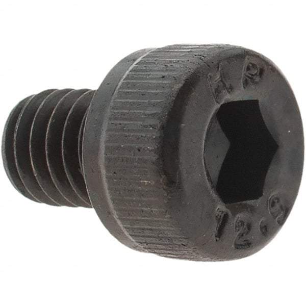Value Collection - M4x0.70 Metric Coarse Hex Socket Drive, Socket Cap Screw - Grade 12.9 Alloy Steel, Black Oxide Finish, Fully Threaded, 5mm Length Under Head - Benchmark Tooling