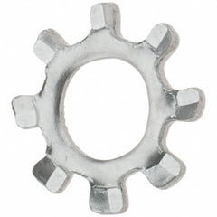 Value Collection - #4 Screw, 0.123" ID, Stainless Steel External Tooth Lock Washer - 0.26" OD, Grade 410 - Benchmark Tooling