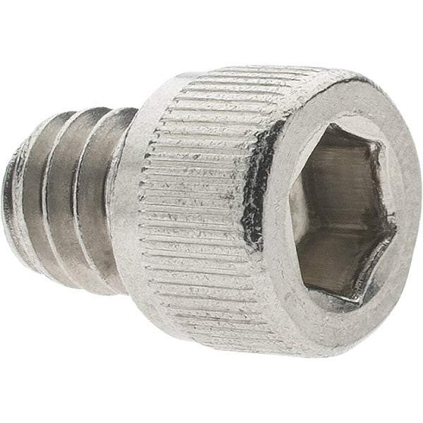 Value Collection - 1/4-20 UNC Hex Socket Drive, Socket Cap Screw - Grade 18-8 Stainless Steel, Uncoated, 1/4" Length Under Head - Benchmark Tooling