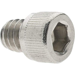 Value Collection - 1/4-20 UNC Hex Socket Drive, Socket Cap Screw - Grade 18-8 Stainless Steel, Uncoated, 1/4" Length Under Head - Benchmark Tooling