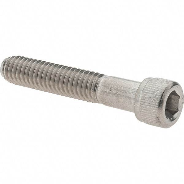 Made in USA - 5/16-18 UNC Hex Socket Drive, Socket Cap Screw - Grade 316 Stainless Steel, Uncoated, 1-3/4" Length Under Head - Benchmark Tooling