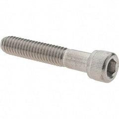 Made in USA - 5/16-18 UNC Hex Socket Drive, Socket Cap Screw - Grade 316 Stainless Steel, Uncoated, 1-3/4" Length Under Head - Benchmark Tooling