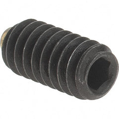Value Collection - 1/4-20 UNC, 1/2" Length of Thread, Soft Tip Point Set Screw - Grade 8 Alloy Steel - Benchmark Tooling