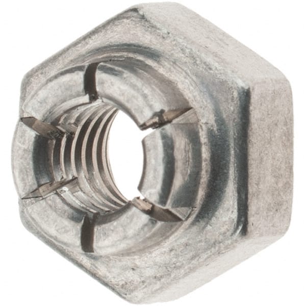 Value Collection - #8-32 UNJC 18-8 Hex Lock Nut with Expanding Flex Top - Benchmark Tooling