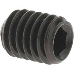 Value Collection - M6x1.00 Metric Coarse, 8mm OAL, Cup Point Set Screw - Grade 14.9 (45H) Alloy Steel, 3mm Key - Benchmark Tooling