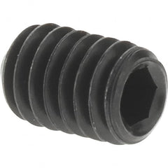 Value Collection - M4x0.70 Metric Coarse, 6mm OAL, Cup Point Set Screw - Grade 14.9 (45H) Alloy Steel, 2mm Key - Benchmark Tooling