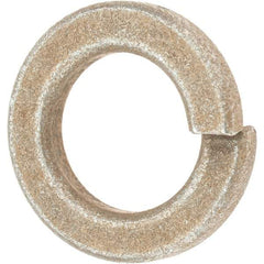 Value Collection - 5/8", 0.156" Thick Split Lock Washer - AISI 4037 Alloy Steel, Zinc Yellow Dichromate Finish, 0.628" Min ID, 0.641" Max ID, 1.073" Max OD - Benchmark Tooling