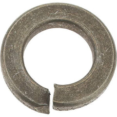 Value Collection - 9/16", 0.141" Thick Split Lock Washer - AISI 4037 Alloy Steel, Zinc Yellow Dichromate Finish, 0.564" Min ID, 0.574" Max ID, 0.965" Max OD - Benchmark Tooling
