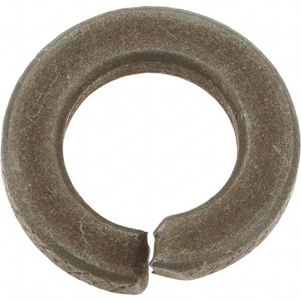 Value Collection - 7/16", 0.109" Thick Split Lock Washer - AISI 4037 Alloy Steel, Zinc Yellow Dichromate Finish, 0.44" Min ID, 0.45" Max ID, 0.776" Max OD - Benchmark Tooling