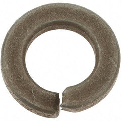 Value Collection - 7/16", 0.109" Thick Split Lock Washer - AISI 4037 Alloy Steel, Zinc Yellow Dichromate Finish, 0.44" Min ID, 0.45" Max ID, 0.776" Max OD - Benchmark Tooling