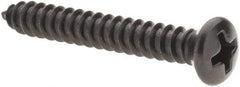 Value Collection - #8 Oval Head Phillips Sheet Metal Screw - Steel, 1-1/4" OAL, AISI 1016, ANSI/ASME B18.6.4, ASME B18.6.3 & SAE J933, Grade 1016-1024 - Benchmark Tooling