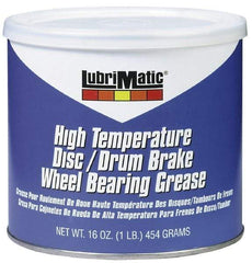 LubriMatic - 1 Lb Can Polyurea High Temperature Grease - Blue, High Temperature, 520°F Max Temp, NLGIG 2, - Benchmark Tooling