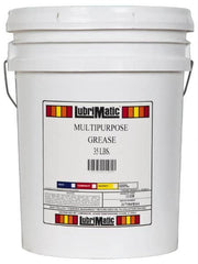 LubriMatic - 35 Lb Drum Lithium General Purpose Grease - Black, 350°F Max Temp, NLGIG 1-1/2, - Benchmark Tooling