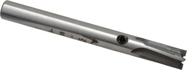 Made in USA - 1/4" Diam, 1/4" Shank, Diam, 4 Flutes, Straight Shank, Interchangeable Pilot Counterbore - Benchmark Tooling