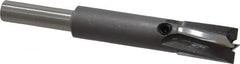 Made in USA - 13/32" Diam, 1/4" Shank, Diam, 4 Flutes, Straight Shank, Interchangeable Pilot Counterbore - Benchmark Tooling