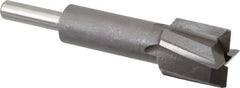 Made in USA - 23/32" Diam, 1/4" Shank, Diam, 4 Flutes, Straight Shank, Interchangeable Pilot Counterbore - Benchmark Tooling