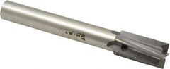 Made in USA - 5/8" Diam, 1/2" Shank, Diam, 4 Flutes, Straight Shank, Interchangeable Pilot Counterbore - Benchmark Tooling