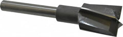 Made in USA - 1-5/16" Diam, 1/2" Shank, Diam, 4 Flutes, Straight Shank, Interchangeable Pilot Counterbore - Benchmark Tooling