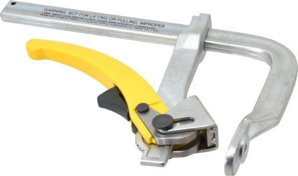 Strong Hand Tools - 4-3/4" Deep Throat, 7" Max Capacity, Standard Sliding Arm Clamp - 1,000 Lb Clamping Pressure - Benchmark Tooling