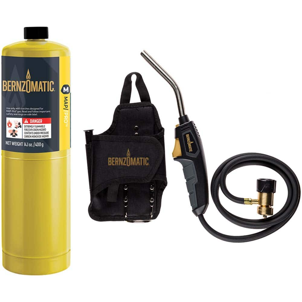 Bernzomatic - Propane & MAPP Torch Kits Type: Trigger Start Max Power Hose Kit Fuel Type: Max Power Propylene M-P-P - Benchmark Tooling