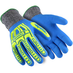 Full Sandy Nitrile Dip with Hi-Vis Cut Resistant Shell, Size XS