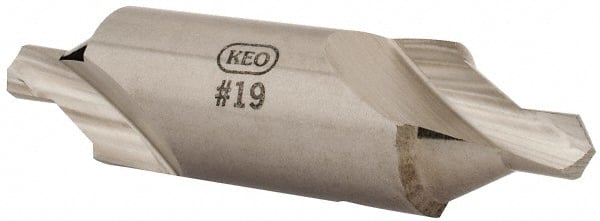 Keo - #19 Bell Cut 60° Incl Angle High Speed Steel Combo Drill & Countersink - Benchmark Tooling