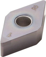 Seco - DNGA442 Grade CBN060K PCBN Turning Insert - TiSiAlN Finish, 55° Diamond, 1/2" Inscr Circle, 1/4" Thick, 1/32" Corner Radius - Benchmark Tooling