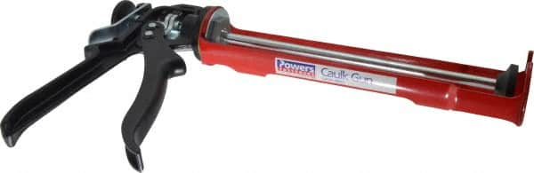 Powers Fasteners - 10 oz Half Barrel Frame Manual Caulk/Adhesive Applicator - Use with Power Fastner Push-Pak Cartridge & Power Fastner T308+ Epoxy Adhesive Anchoring System & Quik-Shot Carridge - Benchmark Tooling