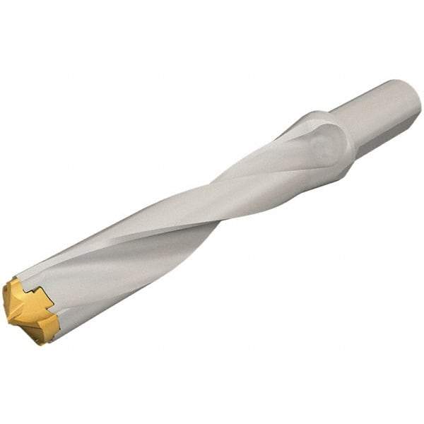 Iscar - 15 to 15.9mm Diam, 5xD, 75mm Max Depth, 20mm Shank Diam, 145.7mm OAL, Replaceable Tip Drill - IDI-SG, IDI-SK Insert, 15 Seat Size, DCM Toolholder, Series ChamDrill - Benchmark Tooling