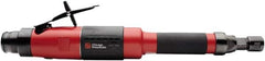 Chicago Pneumatic - 1/4" Collet, Straight Handle, Air Extended Length Die Grinder - 18,000 RPM, Rear Exhaust, 36.8 CFM, 1 hp, 90 psi, 9.5mm Inlet - Benchmark Tooling