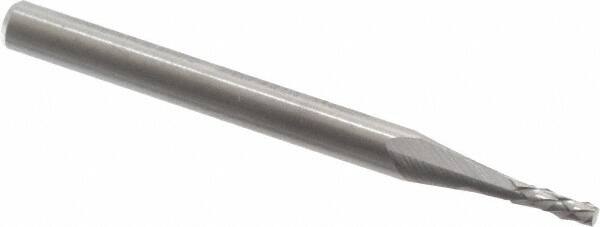 Accupro - 1/16" Diam, 3/16" LOC, Plain End, Solid Carbide Diamond Pattern Router Bit - Right Hand Cut, 1-1/2" OAL, 1/8" Shank Diam, Use on Fiberglass - Benchmark Tooling