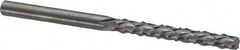 Accupro - 1/8" Diam, 1/2" LOC, Plain End, Solid Carbide Diamond Pattern Router Bit - Right Hand Cut, 1-1/2" OAL, 1/8" Shank Diam, Use on Fiberglass - Benchmark Tooling