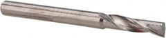 Accupro - 1/8" Cutting Diam x 1/2" Length of Cut, 1 Flute, Upcut Spiral Router Bit - Uncoated, Right Hand Cut, Solid Carbide, 1-1/2" OAL x 1/8" Shank Diam, Single Edge, 22° Helix Angle - Benchmark Tooling