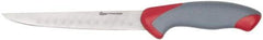 Clauss - 6-1/2" Long Blade, Stainless Steel, Fine Edge, Slicing Knife - 12" OAL, Comfort Grip Handle - Benchmark Tooling