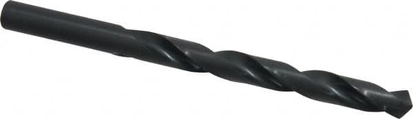 Hertel - 23/64" 118° High Speed Steel Jobber Drill - Oxide Finish, Right Hand Cut, Spiral Flute, Straight Shank, 4-7/8" OAL, Standard Point - Benchmark Tooling