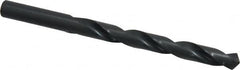 Hertel - 23/64" 118° High Speed Steel Jobber Drill - Oxide Finish, Right Hand Cut, Spiral Flute, Straight Shank, 4-7/8" OAL, Standard Point - Benchmark Tooling