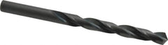 Hertel - Letter U 118° High Speed Steel Jobber Drill - Oxide Finish, Right Hand Cut, Spiral Flute, Straight Shank, 5" OAL, Standard Point - Benchmark Tooling