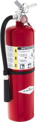Amerex - 4-A:80B:C Rated, Dry Chemical Fire Extinguisher - 10Lb, 5" Diam x 20" High, 21' Discharge in 20 sec, Steel Cylinder - Benchmark Tooling