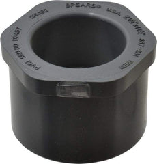 Value Collection - 2-1/2 x 1-1/2" PVC Plastic Pipe Reducer Bushing - Schedule 80, Spig x Soc End Connections - Benchmark Tooling