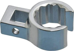 Proto - 11/16" 12 Point 3/8" Drive Chrome Flare Nut Crowfoot Wrench - 1-1/32" Head Diam x 11/16" Head Thickness, 1-1/2" OAL - Benchmark Tooling