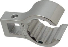 Proto - 3/4" 12 Point 3/8" Drive Chrome Flare Nut Crowfoot Wrench - 1-1/8" Head Diam x 23/32" Head Thickness, 1-1/2" OAL - Benchmark Tooling