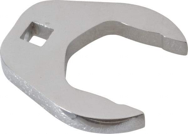 Proto - 1-7/16" 3/8" Drive Chrome Open End Crowfoot Wrench - 2.4" Head Diam x 0.38" Head Thickness - Benchmark Tooling