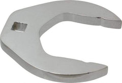 Proto - 1-15/16" 3/8" Drive Chrome Open End Crowfoot Wrench - 3.34" Head Diam x 0.38" Head Thickness - Benchmark Tooling