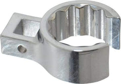 Proto - 1-3/16" 12 Point 1/2" Drive Full Polish Chrome Flare Nut Crowfoot Wrench - 1-11/16" Head Diam x 7/8" Head Thickness, 2.38" OAL - Benchmark Tooling