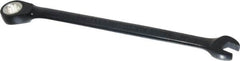 Proto - 1/4" 12 Point Combination Wrench - 15° Head Angle, 5" OAL, Steel, Black Chrome Finish - Benchmark Tooling