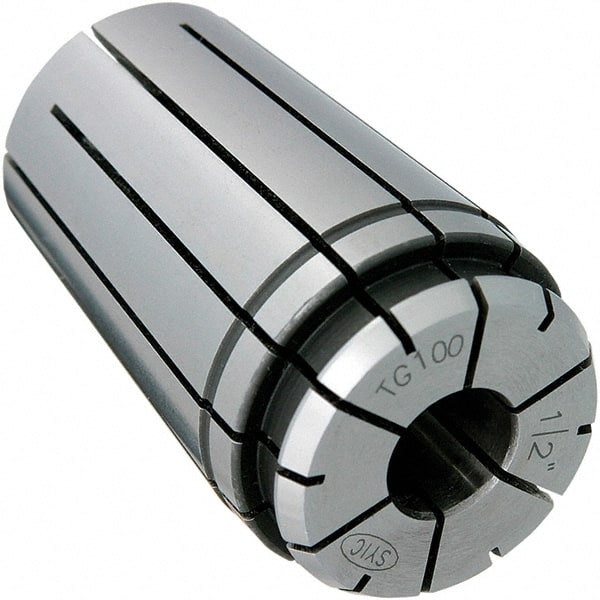 Single Angle Collet: TG/PG 100 2.001″ Body Dia, 3″ OAL, 0.0004″ TIR