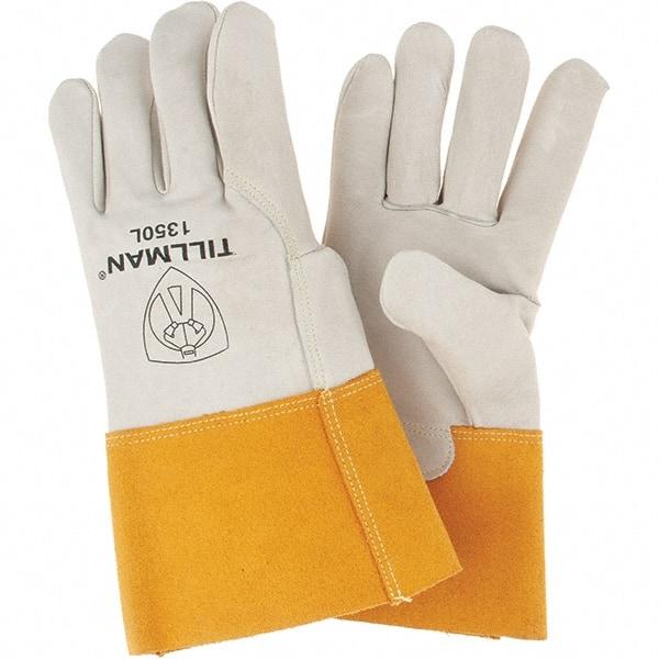 TILLMAN - Welder's & Heat Protective Gloves - MP(L) TOP/G COWHIDE 4"CU MIG WLDR GLOVES - Benchmark Tooling