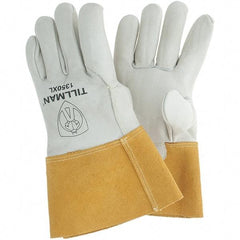 TILLMAN - Welder's & Heat Protective Gloves - MP(XL)TOP/G COWHIDE 4"CU MIG WLDR GLOVES - Benchmark Tooling